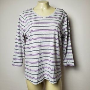PENDLETON WOMEN'S STRIPED SWEATER SZ LG